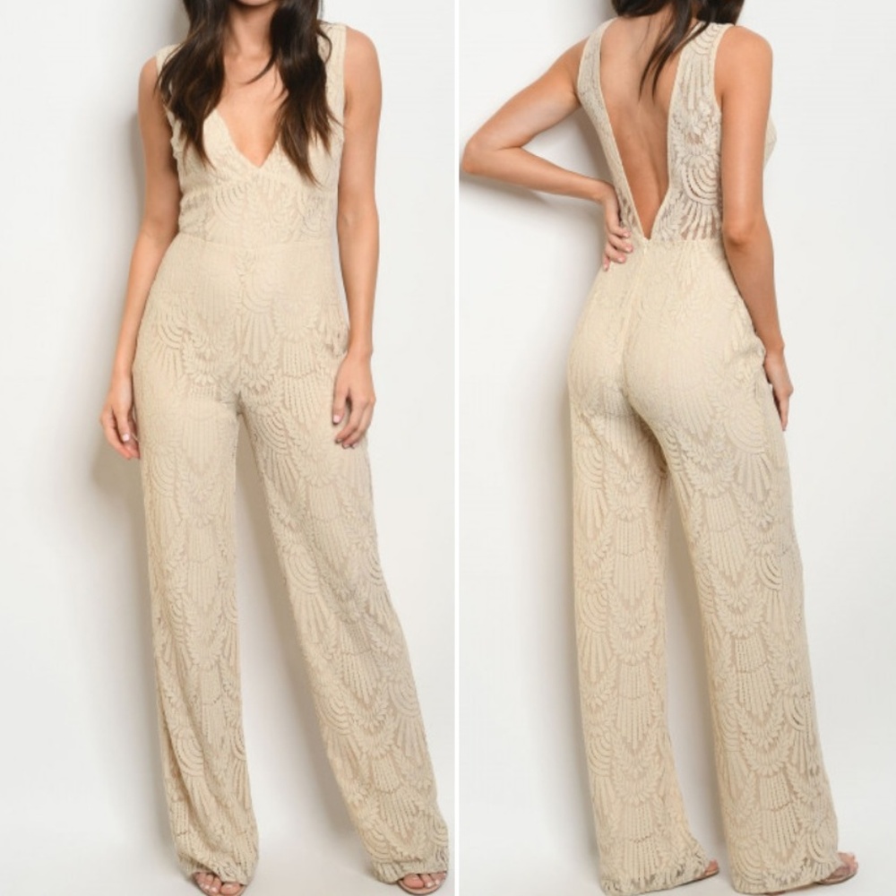 #12 SAND PANT JUMPSUIT - Picture 1 of 8